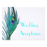 Réponse #2 de mariage de paon faire-part personnalisé
