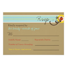 Réponse l'épousant tropicale C des vacances RSVP d Faire-part