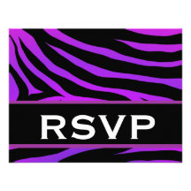 Réponse pourpre et noire de mariage de l'impressio invitations