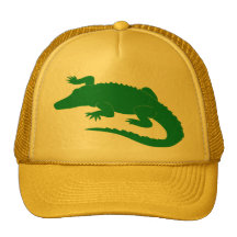 Reptile d'alligator d'alligator de crocodile casquettes
