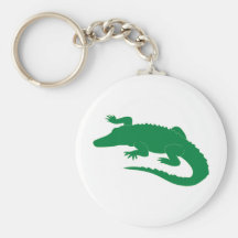 Reptile d'alligator d'alligator de crocodile porte-clé