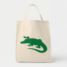 Reptile d'alligator d'alligator de crocodile sacs fourre-tout
