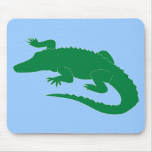 Reptile d'alligator d'alligator de crocodile tapis de souris
