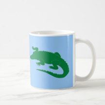 Reptile d'alligator d'alligator de crocodile tasse