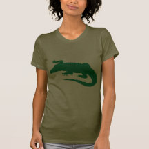 Reptile d'alligator d'alligator de crocodile t-shirts