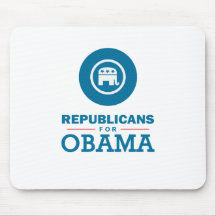 Républicains pour Obama Tapis De Souris