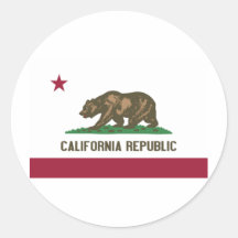 République de la Californie Autocollants