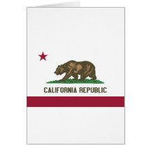 République de la Californie Cartes De Vœux