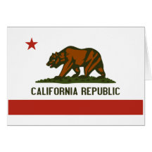 République de la Californie Cartes De Vœux
