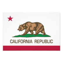République de la Californie (drapeau d'état) Art Photographique