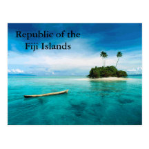 République du postard des îles fidji carte postale