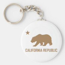 République Keychain de la Californie Porte-clefs