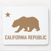 République Mousepad de la Californie Tapis De Souris
