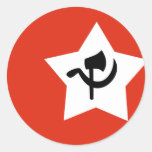 République soviétique chinoise, drapeau de la Chin Adhésif Rond