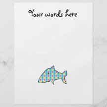 Requin à motifs de losanges bleu prospectus avec motif