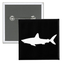 Requin de natation badge avec épingle