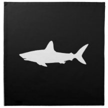 Requin de natation serviettes imprimées