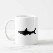 Requin de natation tasse