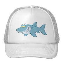 Requin de sourire casquettes de camionneur