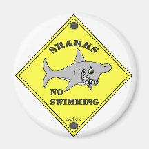 Requins aucune natation ! aimants