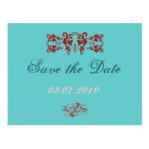 Réservez la date carte postale