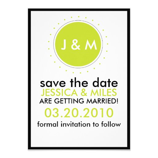 Réservez la date invitation personnalisable