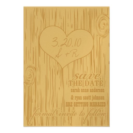 Réservez la date invitations personnalisées