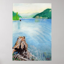 Réservoir #4 d'Oak Ridge Affiche