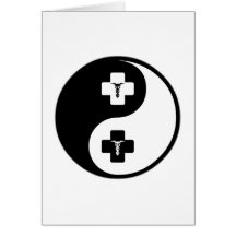 Résidence de Yin Yang Cartes De Vœux