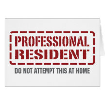 Résident professionnel cartes