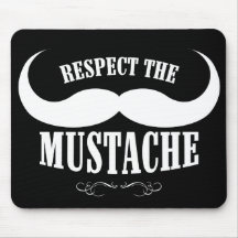 Respectez la moustache $14,95 Mousepad Tapis De Souris