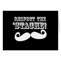 Respectez le 'Stache Cartes