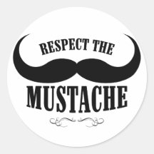 Respectez les autocollants de la moustache $9,95 (