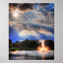 Ressort en Floride (verticale) Posters