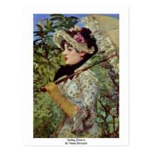 Ressort (Jeanne) par Manet Edouard Cartes Postales