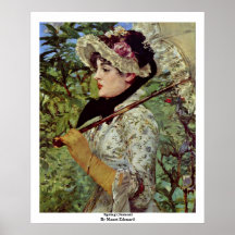 Ressort (Jeanne) par Manet Edouard Posters