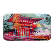 Ressort rouge japonais frais Asano Takeji de templ Coque Case-Mate iPhone 3