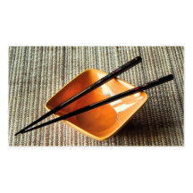 Restaurant japonais cartes de visite professionnelles