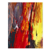 Résumé - acrylique - power.jpg en hausse cartes postales