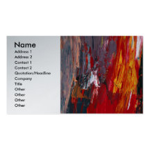 Résumé - acrylique - power.jpg en hausse cartes de visite professionnelles