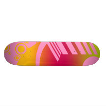 Résumé dans le rose skateboards customisés