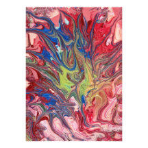 Résumé - peinture - la signification de la vie faire-part