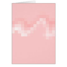 Résumé rose. Carrés dans une vague Carte De Vœux