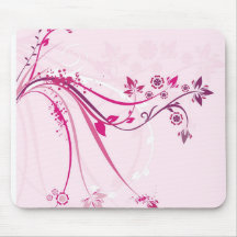 résumé rose tapis de souris