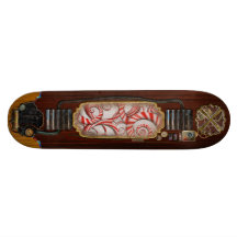 Résumé - spirales - rêves de menthe poivrée skateboards personnalisés