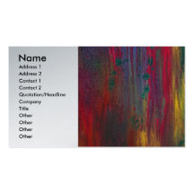Résumé - Tempera - nuit Fall.jpg Cartes De Visite Professionnelles