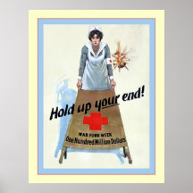 Retardez votre extrémité ! Infirmière vintage de ~ Posters