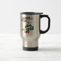 Retiré du travail mugs à café