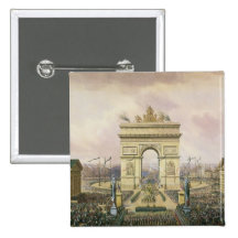 Retour des cendres de l'empereur vers Paris Pin's