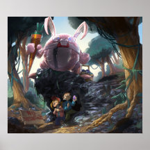 Retour du bon lapin de Pâques Posters